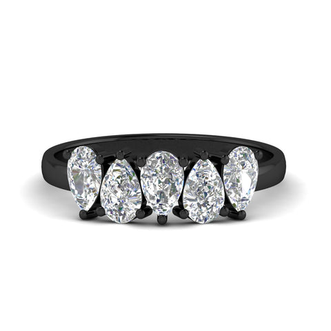1.25-carat-5-stone-wedding-band-diamond-teardrop-in-black-gold-fdwb8008pesleep-1.25ct-nl-bg