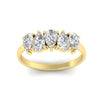 Load image into Gallery viewer, 1.25-carat-5-stone-wedding-band-diamond-teardrop-in-yellow-gold-fdwb8008peangle5-1.25ct-nl-yg.jpg