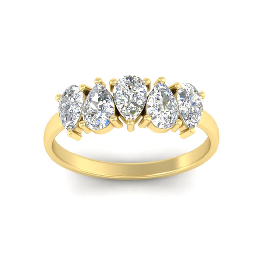 1.25-carat-5-stone-wedding-band-diamond-teardrop-in-yellow-gold-fdwb8008peangle5-1.25ct-nl-yg.jpg