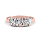 1.25-carat-5-stone-wedding-band-diamond-teardrop-rose-gold-FD8294B-0.25CTANGLE3-NL-RG