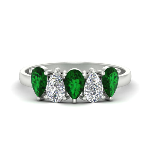 1.25-carat-5-stone-wedding-band-emerald-teardrop-in-white-gold-fdwb8008pegemgrsleep-1.25ct-nl-wg.jpg