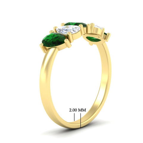 1.25-carat-5-stone-wedding-band-emerald-teardrop-in-yellow-gold-fdwb8008pegemgrangle2-1.25ct-nl-yg-hw.jpg