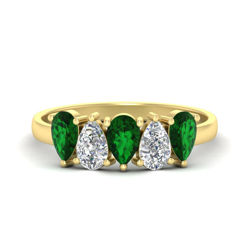 1.25-carat-5-stone-wedding-band-emerald-teardrop-in-yellow-gold-fdwb8008pegemgrsleep-1.25ct-nl-yg.jpg