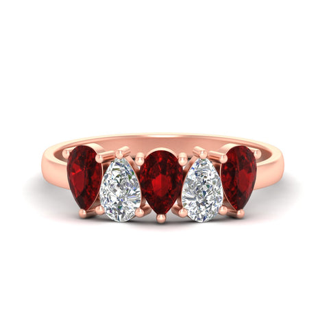 1.25-carat-5-stone-wedding-band-ruby-teardrop-in-rose-gold-fdwb8008pegrudrsleep-1.25ct-nl-rg.jpg