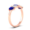 Load image into Gallery viewer, 1.25-carat-5-stone-wedding-band-sapphire-teardrop-in-rose-gold-fdwb8008pegsablangle2-1.25ct-nl-rg.jpg
