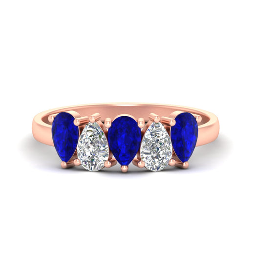 1.25-carat-5-stone-wedding-band-sapphire-teardrop-in-rose-gold-fdwb8008pegsablsleep-1.25ct-nl-rg.jpg