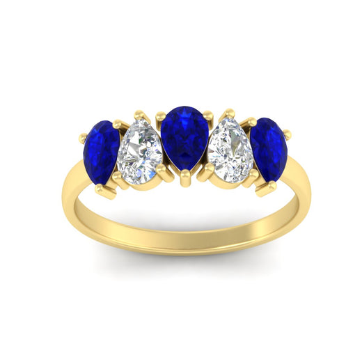 1.25-carat-5-stone-wedding-band-sapphire-teardrop-in-yellow-gold-fdwb8008pegsablangle5-1.25ct-nl-yg.jpg