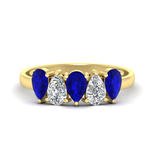 1.25-carat-5-stone-wedding-band-sapphire-teardrop-in-yellow-gold-fdwb8008pegsablsleep-1.25ct-nl-yg.jpg