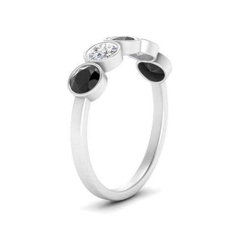 1.25-carat-bezel-set-5-round-black-diamond-wedding-ring-in-white-gold-FD10558B-0.25CTGBLACKANGLE2-NL-WG.jpg?v=1757070501
