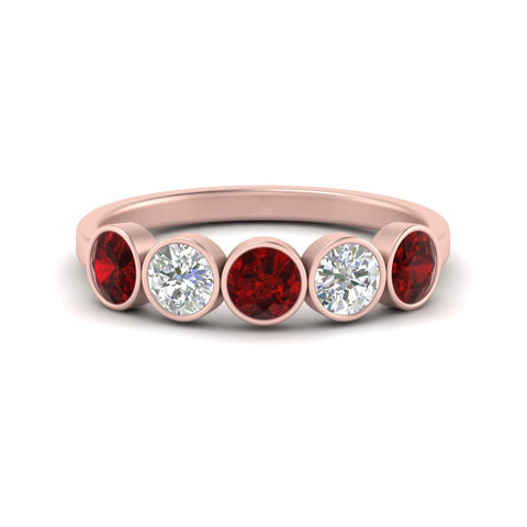 1.25-carat-bezel-set-5-round-ruby-wedding-ring-in-rose-gold-FD10558B-0.25CTGRUDR-NL-RG.jpg?v=1757070499
