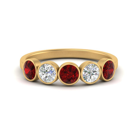1.25-carat-bezel-set-5-round-ruby-wedding-ring-in-yellow-gold-FD10558B-0.25CTGRUDR-NL-YG.jpg?v=1757070502