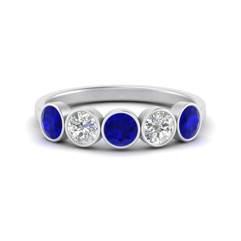 1.25-carat-bezel-set-5-round-sapphire-wedding-ring-in-white-gold-FD10558B-0.25CTGSABL-NL-WG.jpg?v=1757070500
