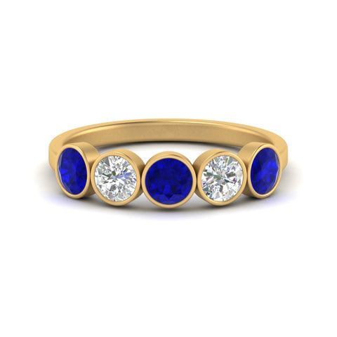 1.25-carat-bezel-set-5-round-sapphire-wedding-ring-in-yellow-gold-FD10558B-0.25CTGSABL-NL-YG.jpg?v=1757070501