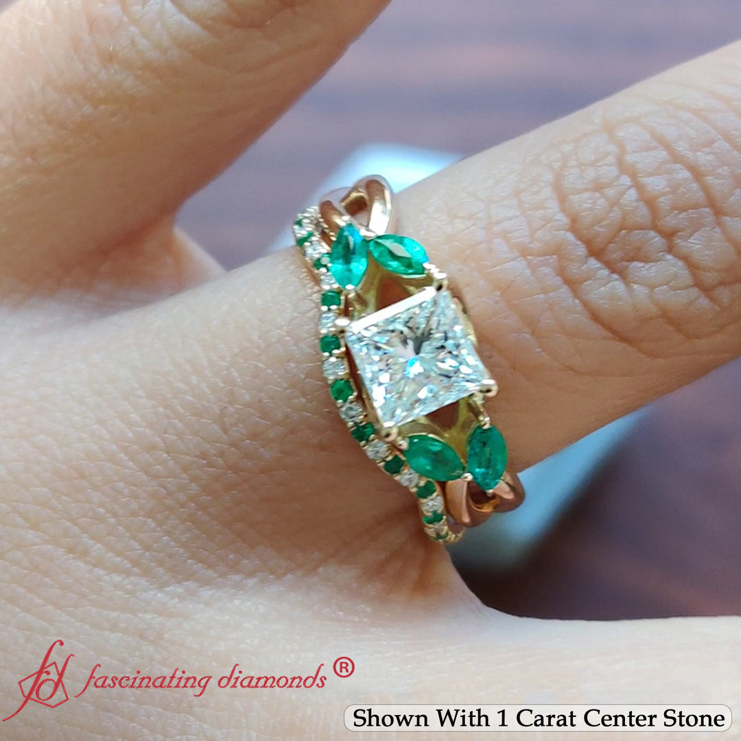 princess-cut-twisted-diamond-bridal-set-with-emerald-in-14K-yellow-gold-FD8300PRGEMGR-NL-YG.jpg