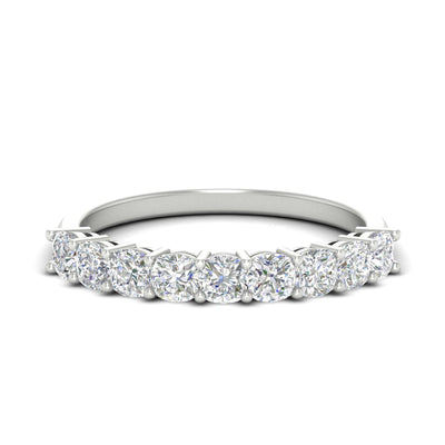 Cushion Diamond 9 Stone Anniversary Ring