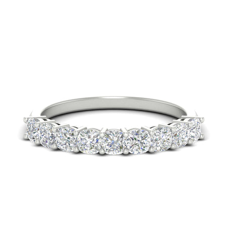 Cushion Diamond 9 Stone Anniversary Ring