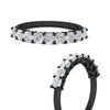 Load image into Gallery viewer, 1.35-carat-cushion-diamond-nine-stone-anniversary-ring-in-black-gold-fdwb8008cuangle3-1.35ct-nl-bg?v=1773384936