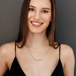 Load image into Gallery viewer, 1.50-carat-round-graduated-diamond-anniversary-necklace-in-FDNK8056ANGLE1-1.50CT-NL-WG