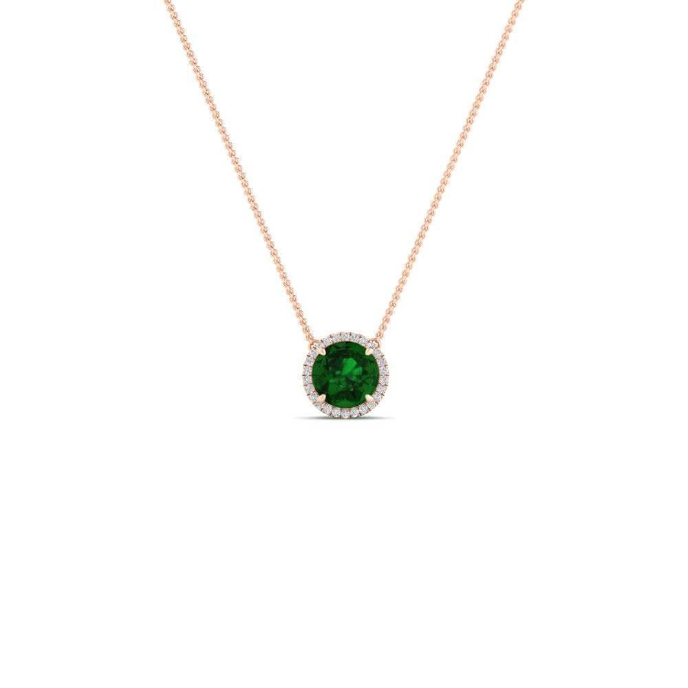 1.5-carat-beautiful-halo-diamond-pendant-necklace-with-emerald-in-FDPD10984GEMGR-1.50CT-NL-RG-CS