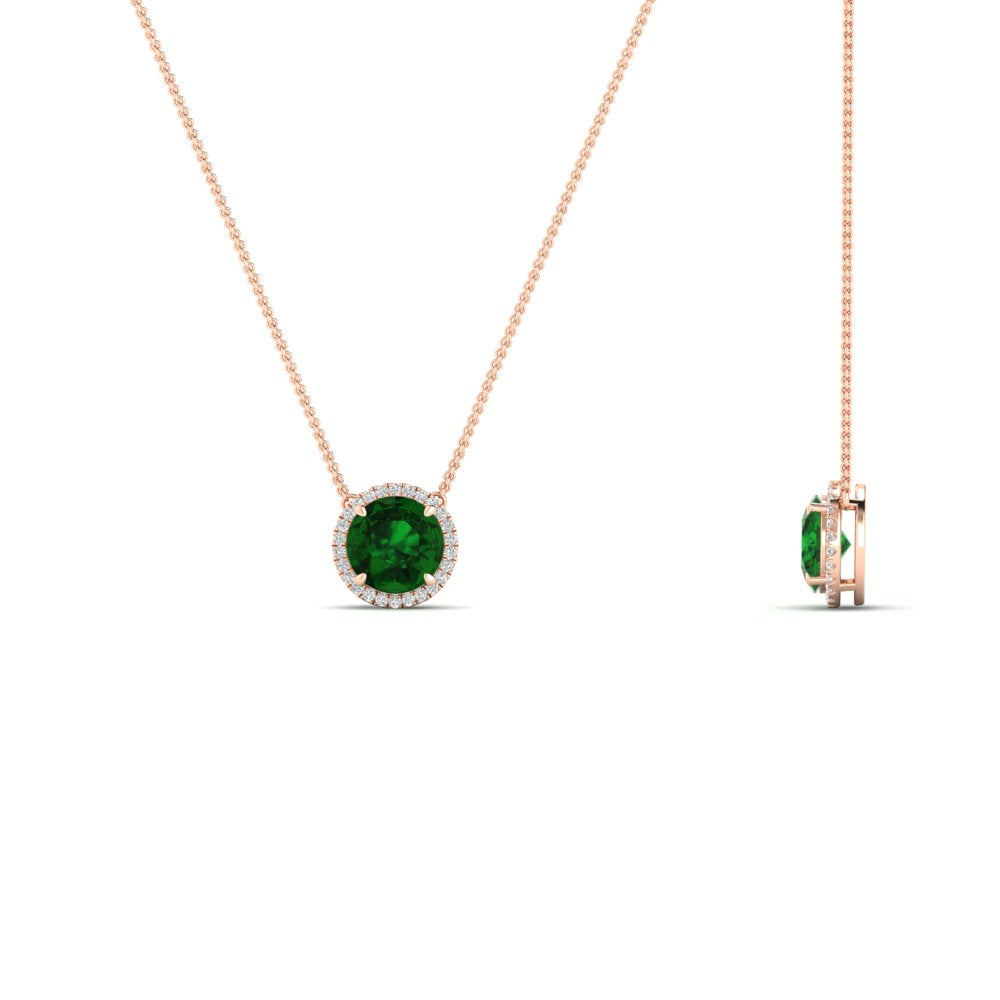 1.5-carat-beautiful-halo-diamond-pendant-necklace-with-emerald-in-FDPD10984GEMGR-1.50CT-NL-RG-CS