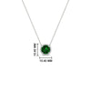 Load image into Gallery viewer, 1.5-carat-beautiful-halo-diamond-pendant-necklace-with-emerald-in-FDPD10984GEMGR-1.50CT-NL-WG-CS
