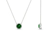 Load image into Gallery viewer, 1.5-carat-beautiful-halo-diamond-pendant-necklace-with-emerald-in-FDPD10984GEMGR-1.50CT-NL-WG-CS