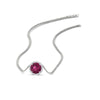 Load image into Gallery viewer, 1.5-carat-beautiful-halo-diamond-pendant-necklace-with-pink-sapphire-in-FDPD10984GSADRPI-1.50CT-NL-WG-CS