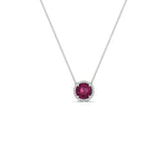 Load image into Gallery viewer, 1.5-carat-beautiful-halo-diamond-pendant-necklace-with-pink-sapphire-in-FDPD10984GSADRPI-1.50CT-NL-WG-CS
