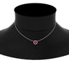 Load image into Gallery viewer, 1.5-carat-beautiful-halo-diamond-pendant-necklace-with-pink-sapphire-in-FDPD10984GSADRPI-1.50CT-NL-WG-CS