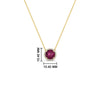Load image into Gallery viewer, 1.5-carat-beautiful-halo-diamond-pendant-necklace-with-pink-sapphire-in-FDPD10984GSADRPI-1.50CT-NL-YG-CS