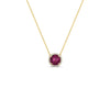 Load image into Gallery viewer, 1.5-carat-beautiful-halo-diamond-pendant-necklace-with-pink-sapphire-in-FDPD10984GSADRPI-1.50CT-NL-YG-CS