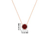 Load image into Gallery viewer, 1.5-carat-beautiful-halo-diamond-pendant-necklace-with-ruby-in-FDPD10984GRUDR-1.50CT-NL-RG-CS
