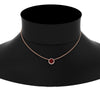 Load image into Gallery viewer, 1.5-carat-beautiful-halo-diamond-pendant-necklace-with-ruby-in-FDPD10984GRUDR-1.50CT-NL-RG-CS