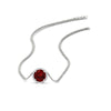 Load image into Gallery viewer, 1.5-carat-beautiful-halo-diamond-pendant-necklace-with-ruby-in-FDPD10984GRUDR-1.50CT-NL-WG-CS