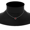 Load image into Gallery viewer, 1.5-carat-beautiful-halo-diamond-pendant-necklace-with-ruby-in-FDPD10984GRUDR-1.50CT-NL-WG-CS