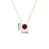 Load image into Gallery viewer, 1.5-carat-beautiful-halo-diamond-pendant-necklace-with-ruby-in-FDPD10984GRUDR-1.50CT-NL-YG-CS