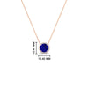 Load image into Gallery viewer, 1.5-carat-beautiful-halo-diamond-pendant-necklace-with-sapphire-in-FDPD10984GSABL-1.50CT-NL-RG-CS