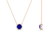 Load image into Gallery viewer, 1.5-carat-beautiful-halo-diamond-pendant-necklace-with-sapphire-in-FDPD10984GSABL-1.50CT-NL-RG-CS