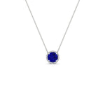 Load image into Gallery viewer, 1.5-carat-beautiful-halo-diamond-pendant-necklace-with-sapphire-in-FDPD10984GSABL-1.50CT-NL-WG-CS
