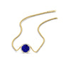 Load image into Gallery viewer, 1.5-carat-beautiful-halo-diamond-pendant-necklace-with-sapphire-in-FDPD10984GSABL-1.50CT-NL-YG-CS
