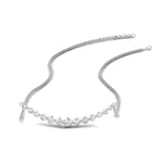 Load image into Gallery viewer, 1.50-carat-round-graduated-diamond-anniversary-necklace-in-FDNK8056ANGLE1-1.50CT-NL-WG