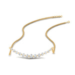 Load image into Gallery viewer, 1.50-carat-round-graduated-diamond-anniversary-necklace-in-FDNK8056ANGLE1-1.50CT-NL-YG