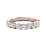 Load image into Gallery viewer, 1.5-carat-single-shared-prong-diamond-anniversary-band-in-rose-gold-FD9478B-NL-1.5-CT-RG
