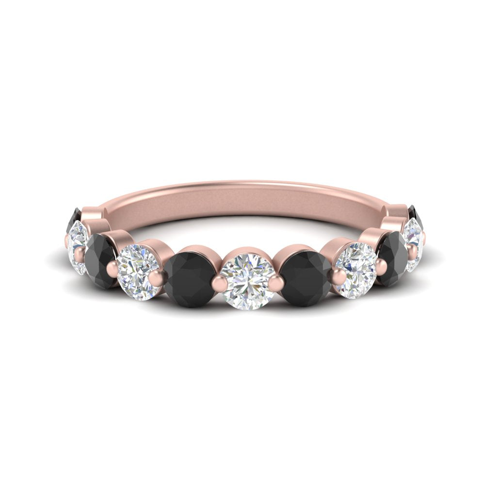 1.5-carat-single-shared-prong-diamond-anniversary-band-with-black-diamond-in-rose-gold-FD9478BGBLACK-NL-1.50CT-RG