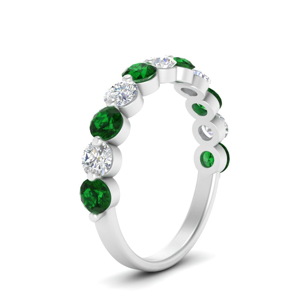1.5-carat-single-shared-prong-diamond-anniversary-band-with-emerald-in-white-gold-FD9478BGEMGR-NL-1.50CT-WG