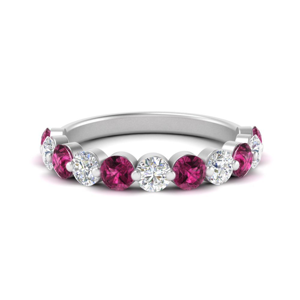 1.5-carat-single-shared-prong-diamond-anniversary-band-with-pink-sapphaire-in-white-gold-FD9478BGSADRPI-NL-1.50CT-WG