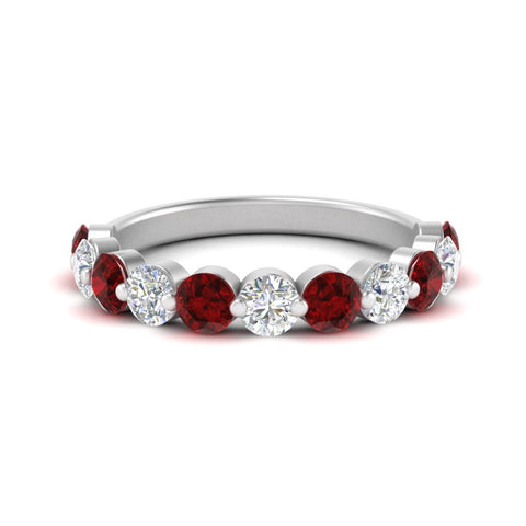 1.5-carat-single-shared-prong-diamond-anniversary-band-with-ruby-in-white-gold-FD9478BGRUDR-NL-1.50CT-WG