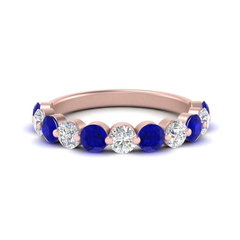 1.5-carat-single-shared-prong-diamond-anniversary-band-with-sapphaire-in-rose-gold-FD9478BGSABL-NL-1.50CT-RG