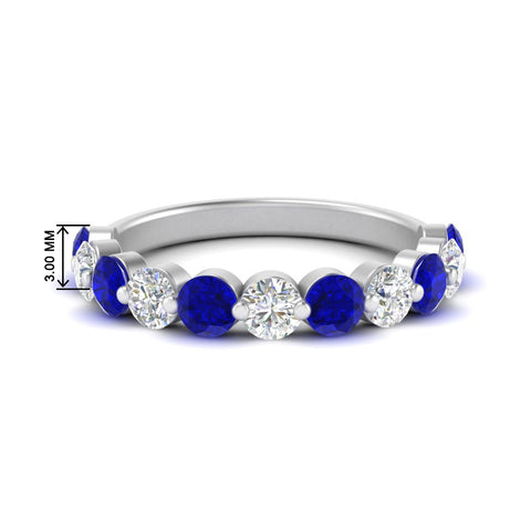 1.5-carat-single-shared-prong-diamond-anniversary-band-with-sapphaire-in-white-gold-FD9478BGSABL-NL-1.50CT-WG