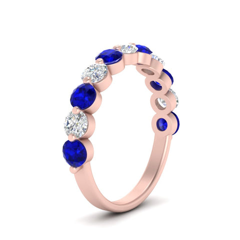 1.5-carat-single-shared-prong-diamond-anniversary-band-with-sapphaire-in-rose-gold-FD9478BGSABL-NL-1.50CT-RG